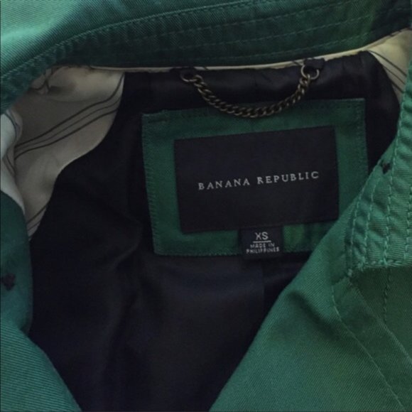 Banana Republic green coat - Picture 2 of 2